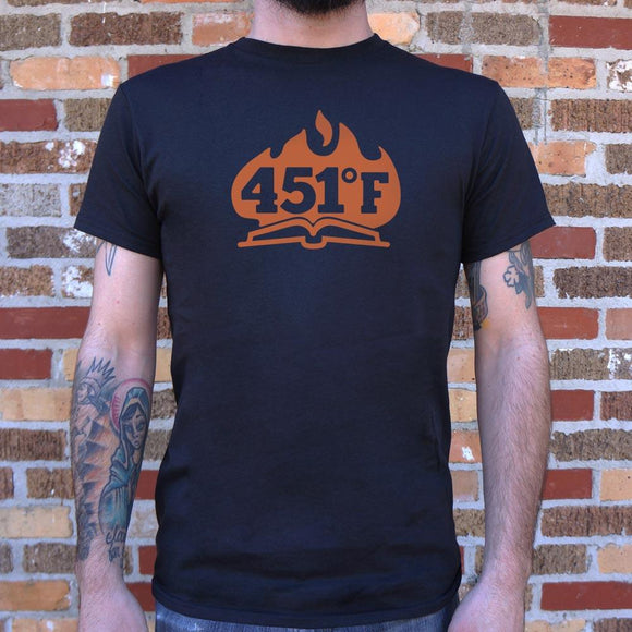 451 Fahrenheit T-Shirt (Mens) Mens T-Shirt US Drop Ship 