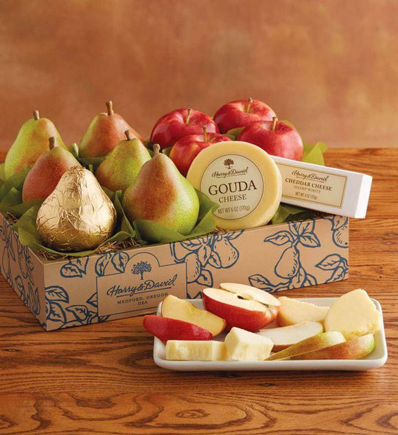 Classic Pears, Apples, and Cheese Gift by Harry & David Gift Basket Harry & David 