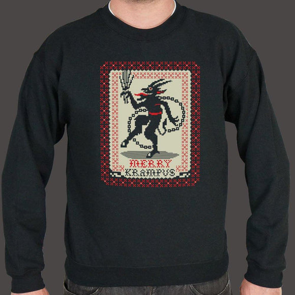 Merry Krampus Sweater (Mens) Sweatshirt US Drop Ship 