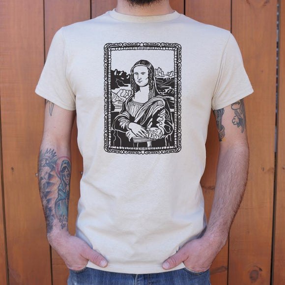 Mona Lisa T-Shirt (Mens) Mens T-Shirt US Drop Ship 