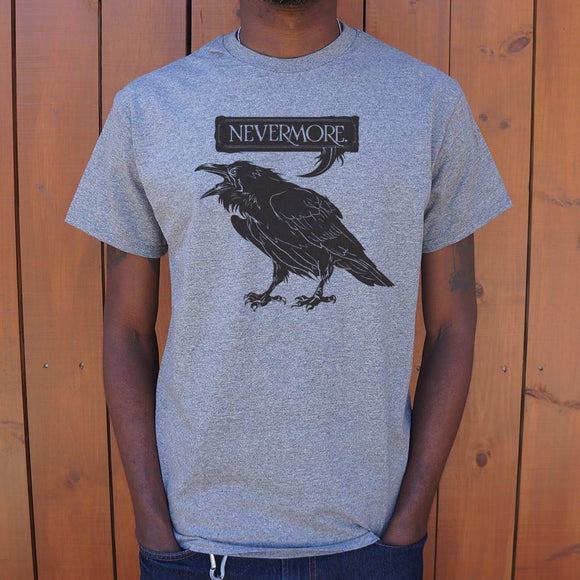 Nevermore Raven T-Shirt (Mens) Mens T-Shirt US Drop Ship 