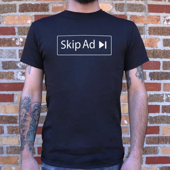 Skip Ad T-Shirt (Mens) Mens T-Shirt US Drop Ship 