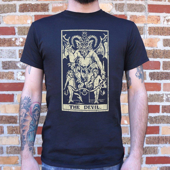 Tarot Devil T-Shirt (Mens) Mens T-Shirt US Drop Ship 