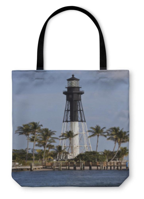 Tote Bag, Hillsboro Inlet Lighthouse In Pompano Beach Tote Bag Gear New 