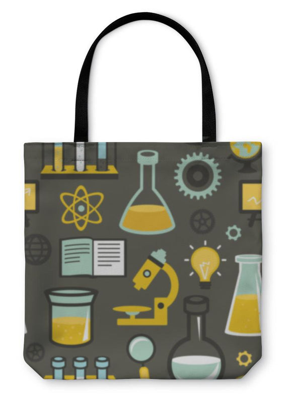 Tote Bag, Pattern Education And Science Tote Bag Gear New 