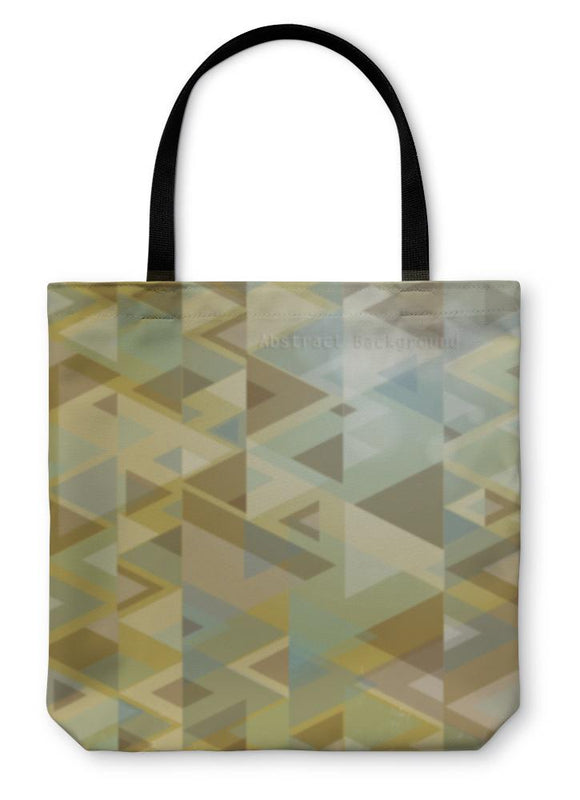 Tote Bag, Vintage Hipster Triangle Pattern Tote Bag Gear New 