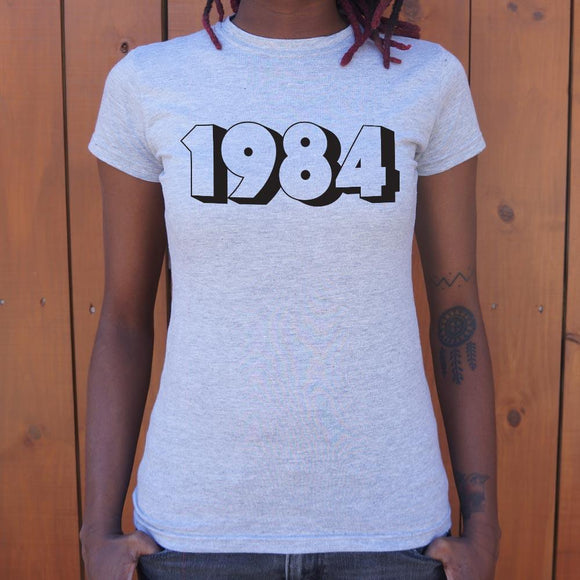 1984 T-Shirt (Ladies) Ladies T-Shirt US Drop Ship 