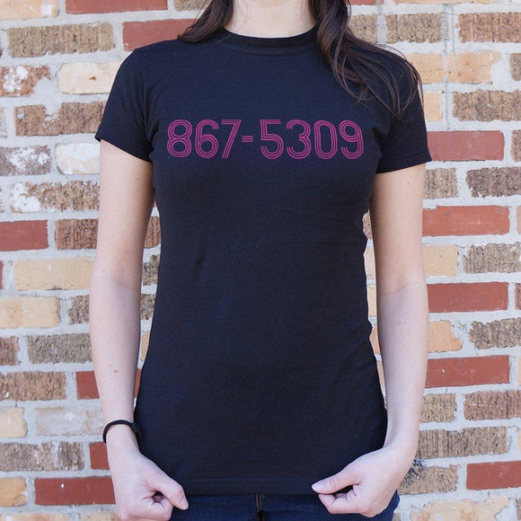 867-5309 T-Shirt (Ladies) Ladies T-Shirt US Drop Ship 