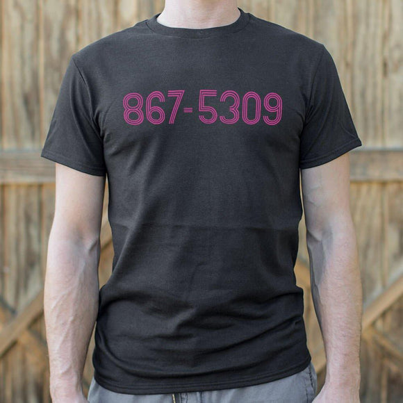 867-5309 T-Shirt (Mens) Mens T-Shirt US Drop Ship 