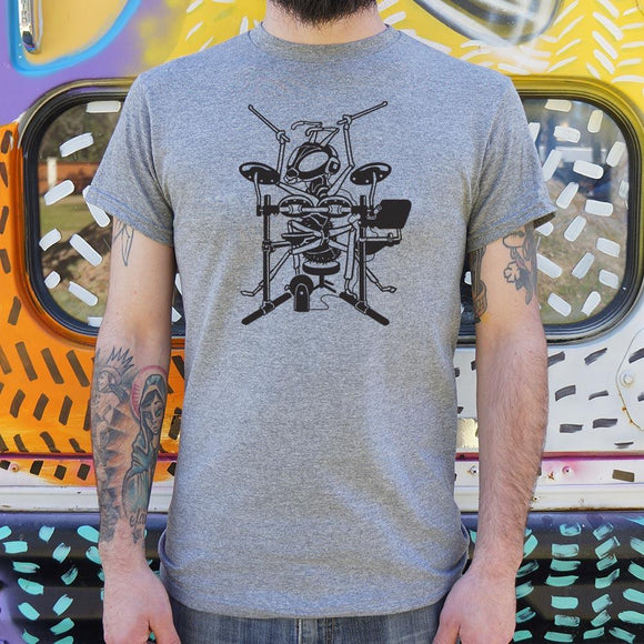 Ant Drummer T-Shirt (Mens) Mens T-Shirt US Drop Ship 