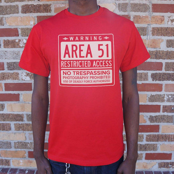 Area 51 T-Shirt (Mens) Mens T-Shirt US Drop Ship 