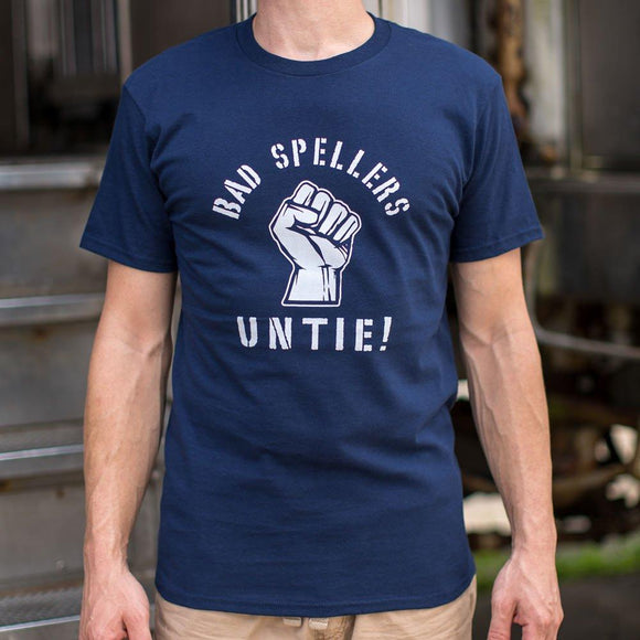 Bad Spellers Untie T-Shirt (Mens) Mens T-Shirt US Drop Ship 