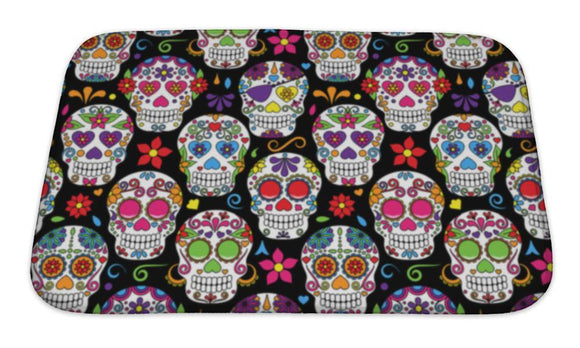 Bath Mat, Day Of The Dead Sugar Skull Bath Mat Gear New 