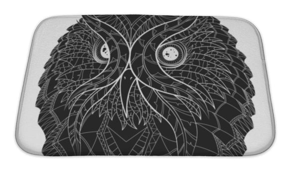 Bath Mat, Owl Tatoo Bath Mat Gear New 