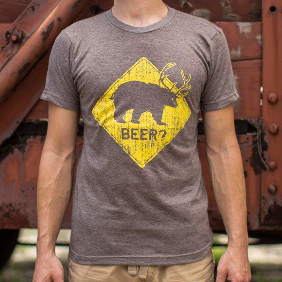 Beer? Bear T-Shirt (Mens) Mens T-Shirt US Drop Ship 