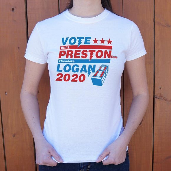 Bill S. Preston Esq. Theodore Logan 2020 T-Shirt (Ladies) Ladies T-Shirt US Drop Ship 