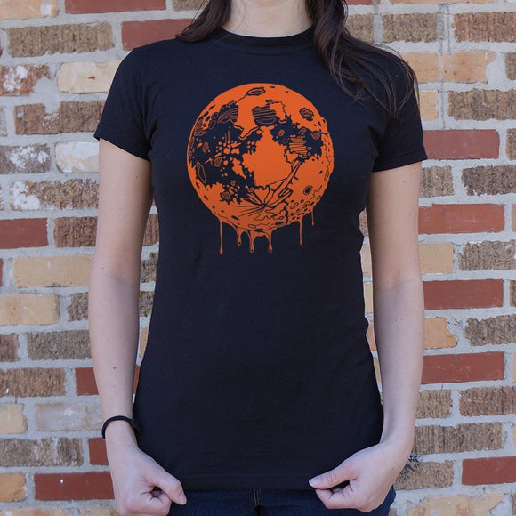 Blood Moon T-Shirt (Ladies) Ladies T-Shirt US Drop Ship 