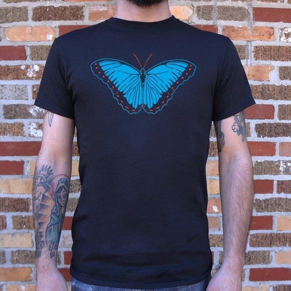 Blue Morpho Butterfly T-Shirt (Mens) Mens T-Shirt US Drop Ship 