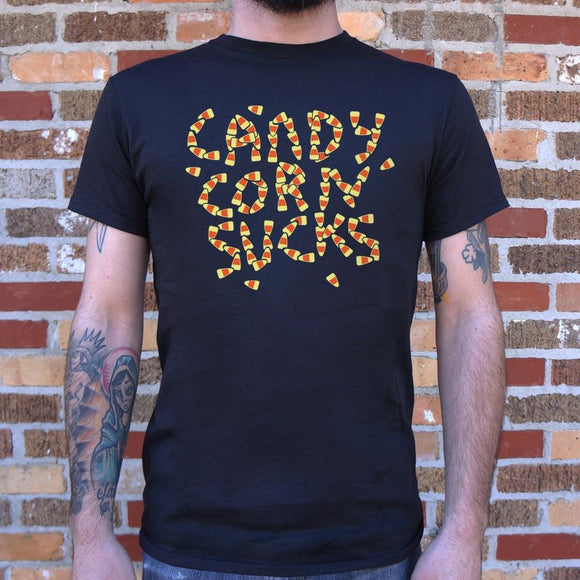 Candy Corn Sucks T-Shirt (Mens) Mens T-Shirt US Drop Ship 