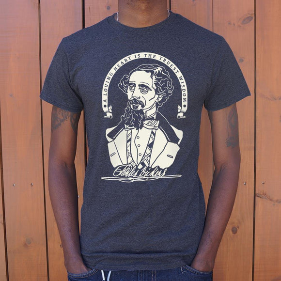 Charles Dickens Quote T-Shirt (Mens) Mens T-Shirt US Drop Ship 