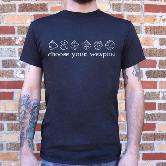 Choose Your Weapon T-Shirt (Mens) Mens T-Shirt US Drop Ship 