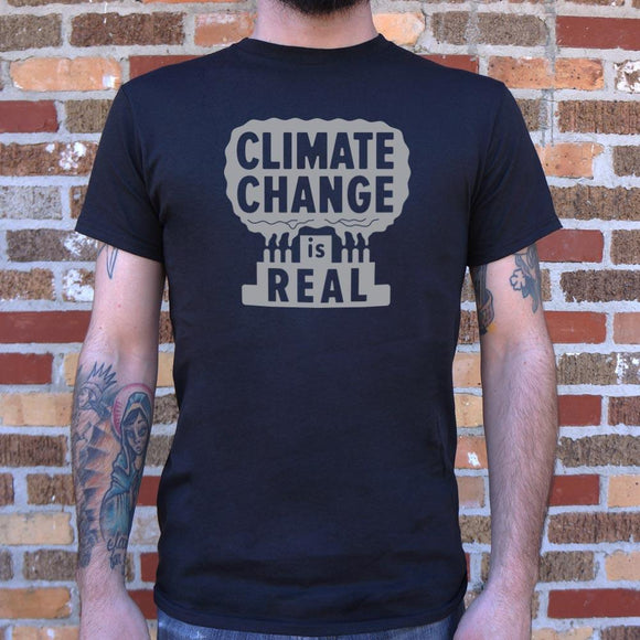 Climate Change Is Real T-Shirt (Mens) Mens T-Shirt US Drop Ship 