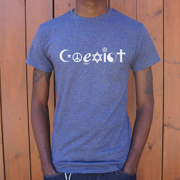 Coexist Symbols T-Shirt (Mens) Mens T-Shirt US Drop Ship 