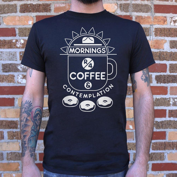 Coffee & Contemplation T-Shirt (Mens) Mens T-Shirt US Drop Ship 