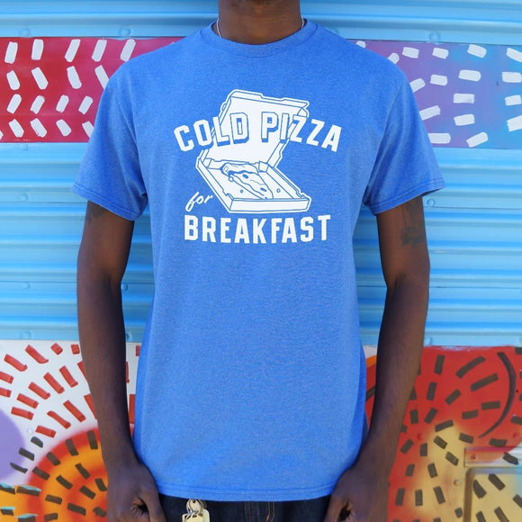 Cold Pizza For Breakfast T-Shirt (Mens) Mens T-Shirt US Drop Ship 