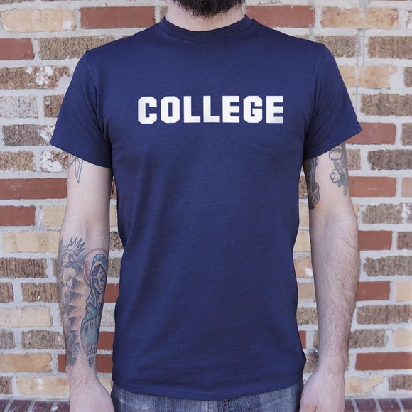 College T-Shirt (Mens) Mens T-Shirt US Drop Ship 