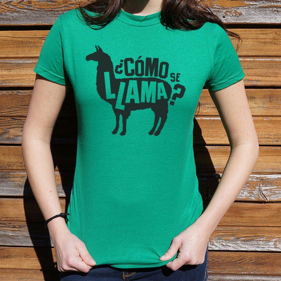 Como Se Llama T-Shirt (Ladies) Ladies T-Shirt US Drop Ship 