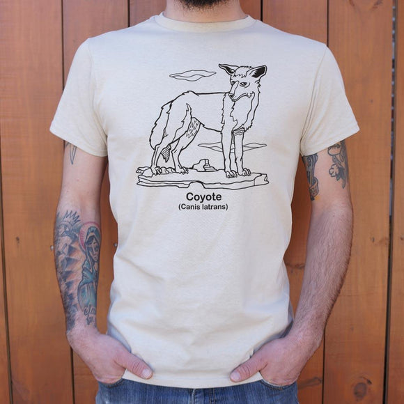 Coyote Canis Latrans T-Shirt (Mens) Mens T-Shirt US Drop Ship 