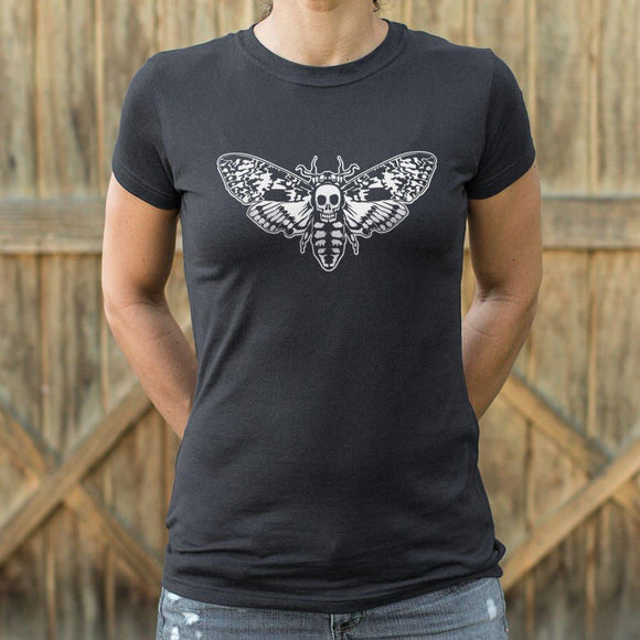 Death's Head Moth T-Shirt (Ladies) Ladies T-Shirt US Drop Ship 