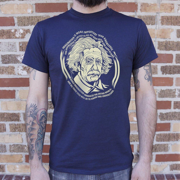 Einstein's Imagination T-Shirt (Mens) Mens T-Shirt US Drop Ship 