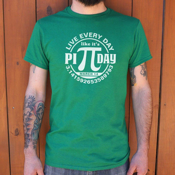 Every Day Pi Day T-Shirt (Mens) Mens T-Shirt US Drop Ship 