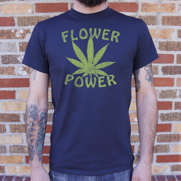 Flower Power T-Shirt (Mens) Mens T-Shirt US Drop Ship 