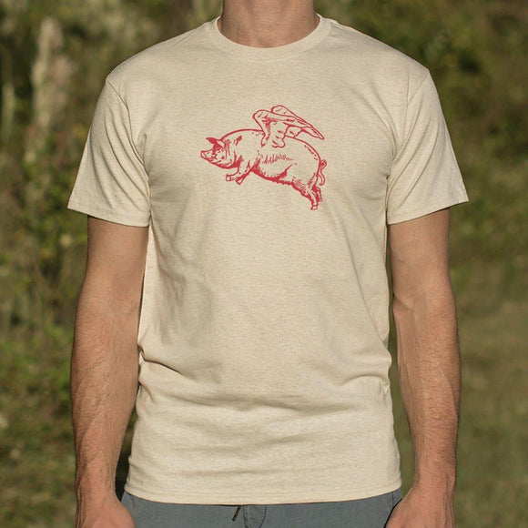 Flying Pig T-Shirt (Mens) Mens T-Shirt US Drop Ship 