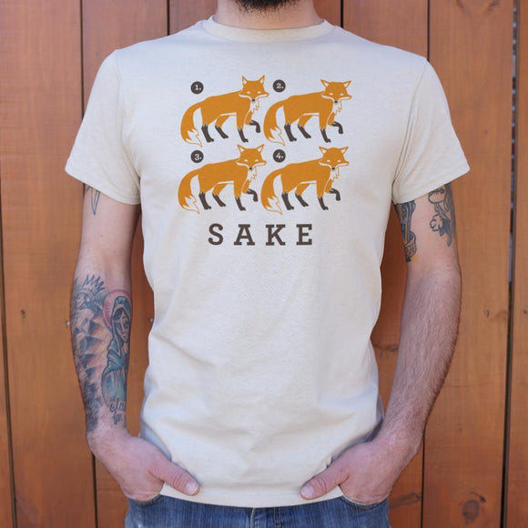 Four Fox Sake T-Shirt (Mens) Mens T-Shirt US Drop Ship 