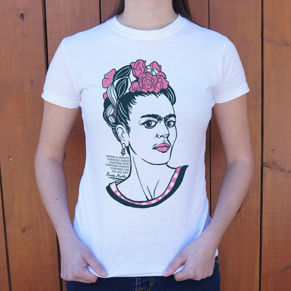 Frida Kahlo Quote T-Shirt (Ladies) Ladies T-Shirt US Drop Ship 