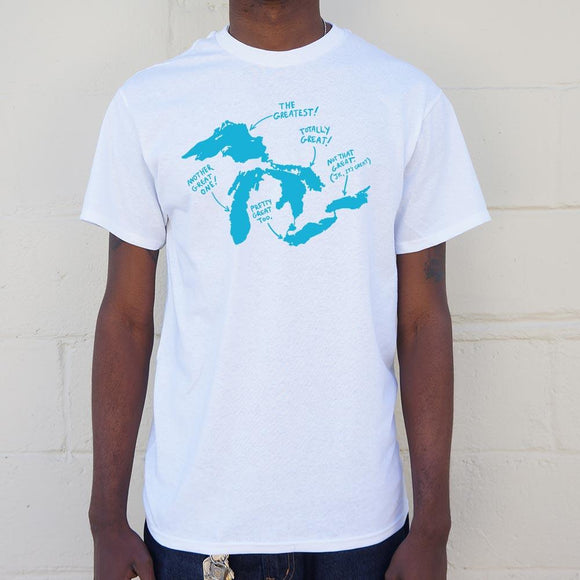 Great Lakes T-Shirt (Mens) Mens T-Shirt US Drop Ship 