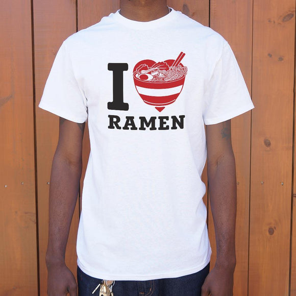 I Love Ramen T-Shirt (Mens) Mens T-Shirt US Drop Ship 