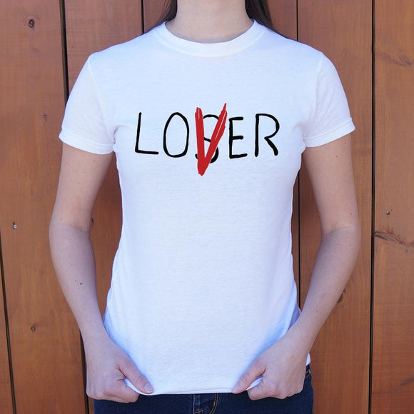 Loser Lover T-Shirt (Ladies) Ladies T-Shirt US Drop Ship 