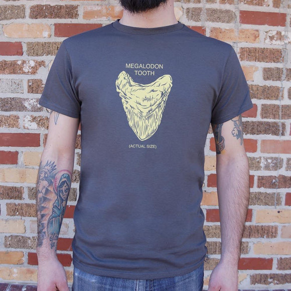 Megalodon Tooth T-Shirt (Mens) Mens T-Shirt US Drop Ship 