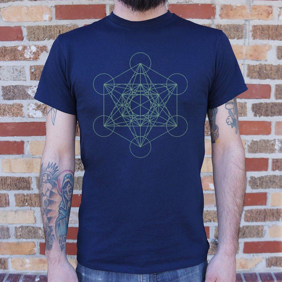 Metatron's Cube Diagram T-Shirt (Mens) Mens T-Shirt US Drop Ship 