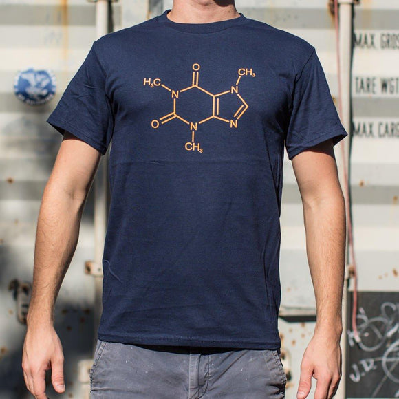 Mighty Caffeine Molecule T-Shirt (Mens) Mens T-Shirt US Drop Ship 