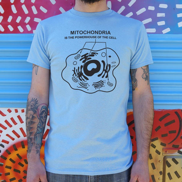 Mitochondria Is The Powerhouse Of The Cell T-Shirt (Mens) Mens T-Shirt US Drop Ship 