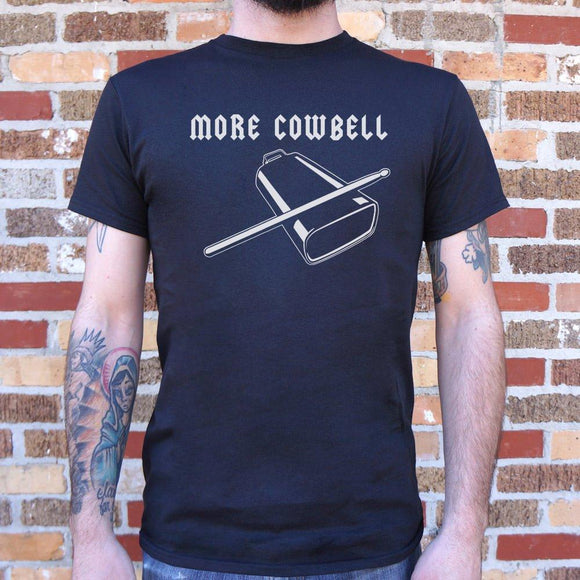 More Cowbell T-Shirt (Mens) Mens T-Shirt US Drop Ship 