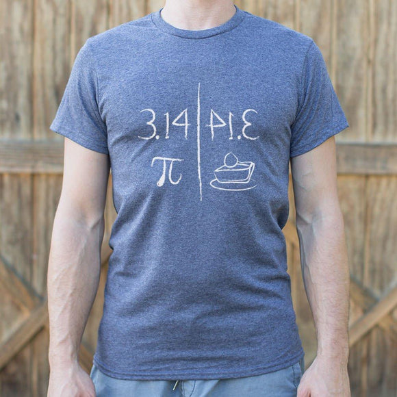 Pi Mirrors Pie T-Shirt (Mens) Mens T-Shirt US Drop Ship 