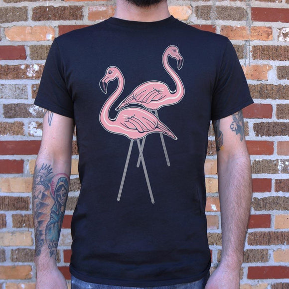 Pink Flamingos T-Shirt (Mens) Mens T-Shirt US Drop Ship 