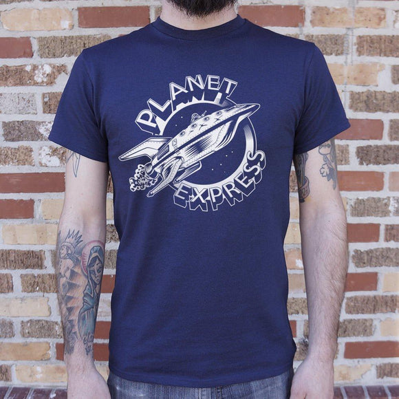 Planet Express Spaceship T-Shirt (Mens) Mens T-Shirt US Drop Ship 